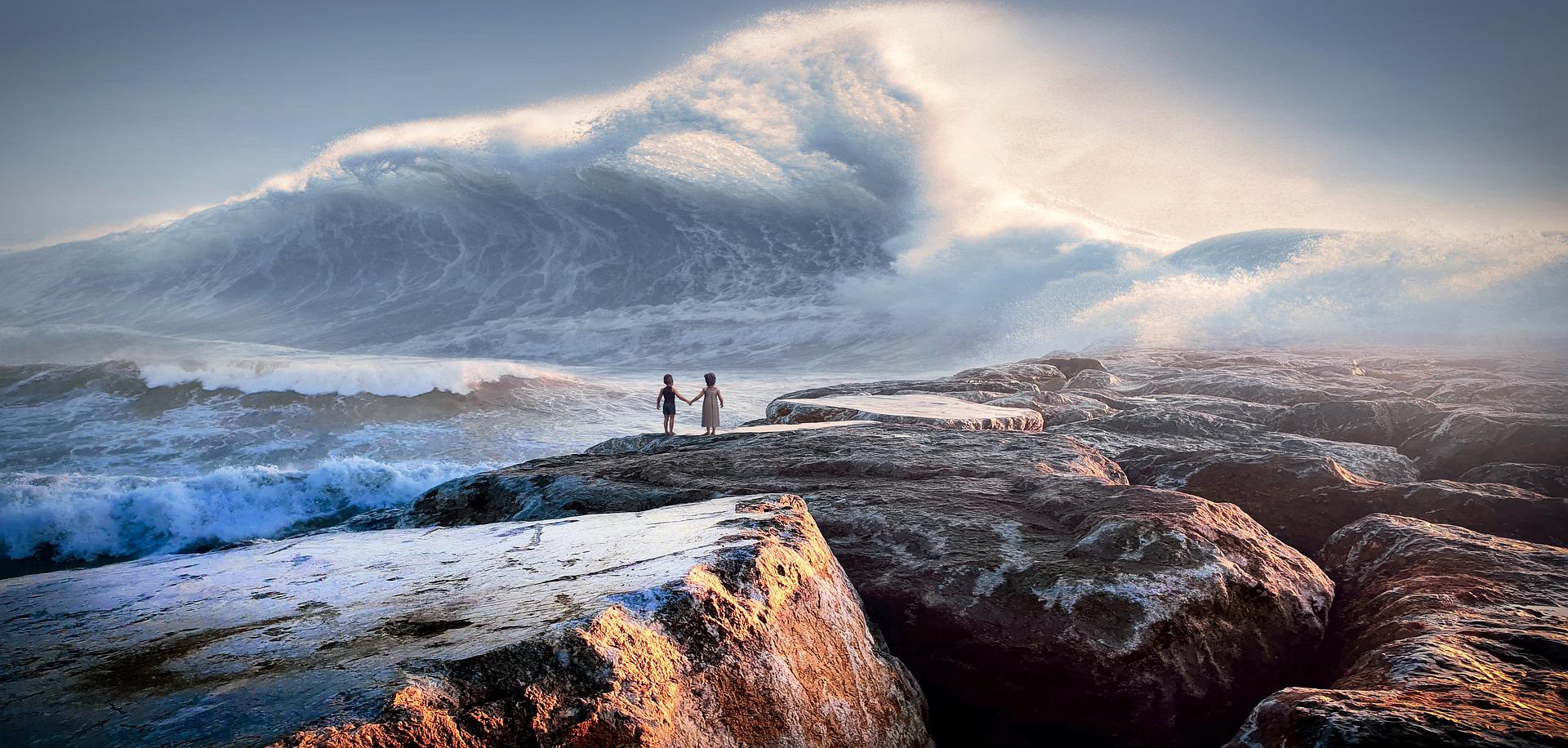 Uma história sobre sonhar com um Tsunami.